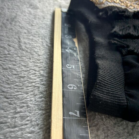 Stella Marina Collezione Dress 2XL Luxury Black Beaded Floral Fringe Shift - Picture 8 of 14